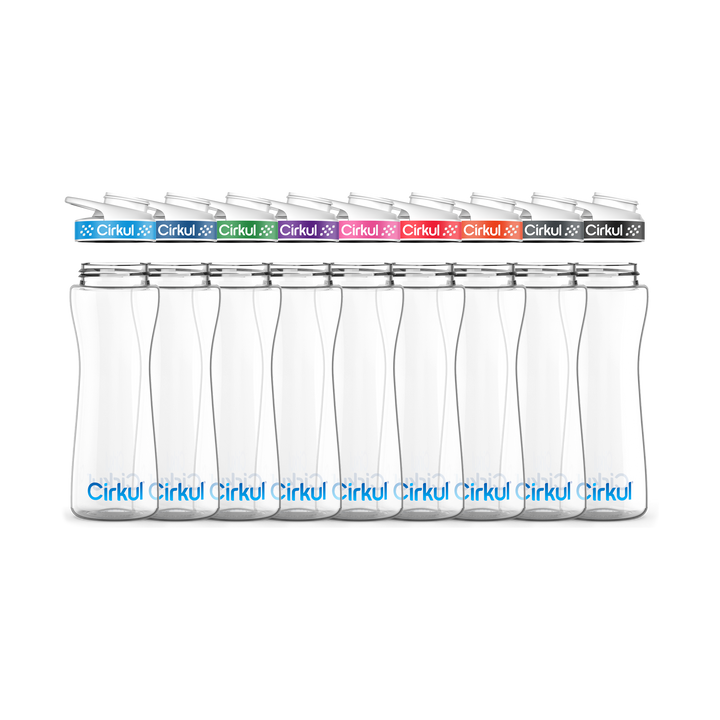 22oz. Plastic Bottle & Comfort Grip Lid R6